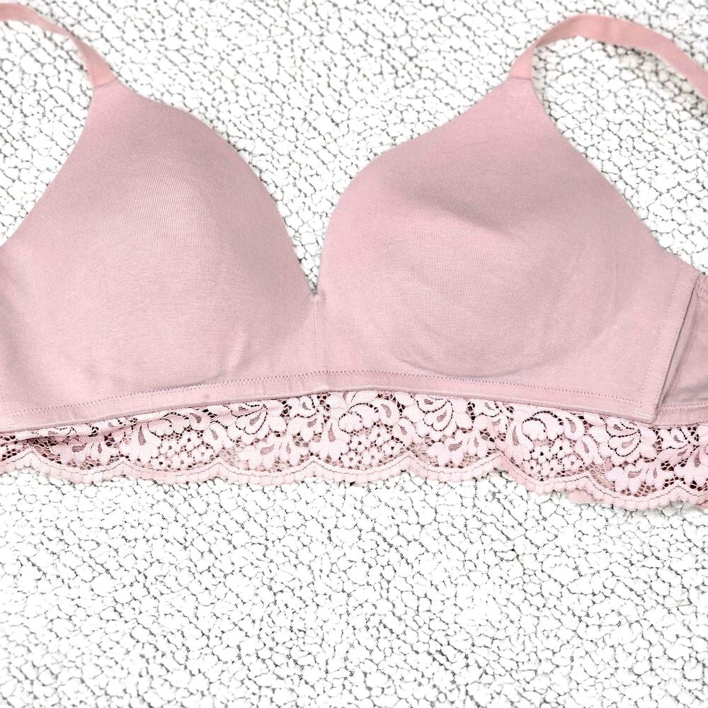 Ambrielle Natrual Comfort Wire Free Lace trim Size38C